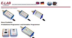 Desktop Screenshot of e-lab.de