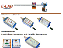 Tablet Screenshot of e-lab.de