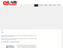 Tablet Screenshot of e-lab.it